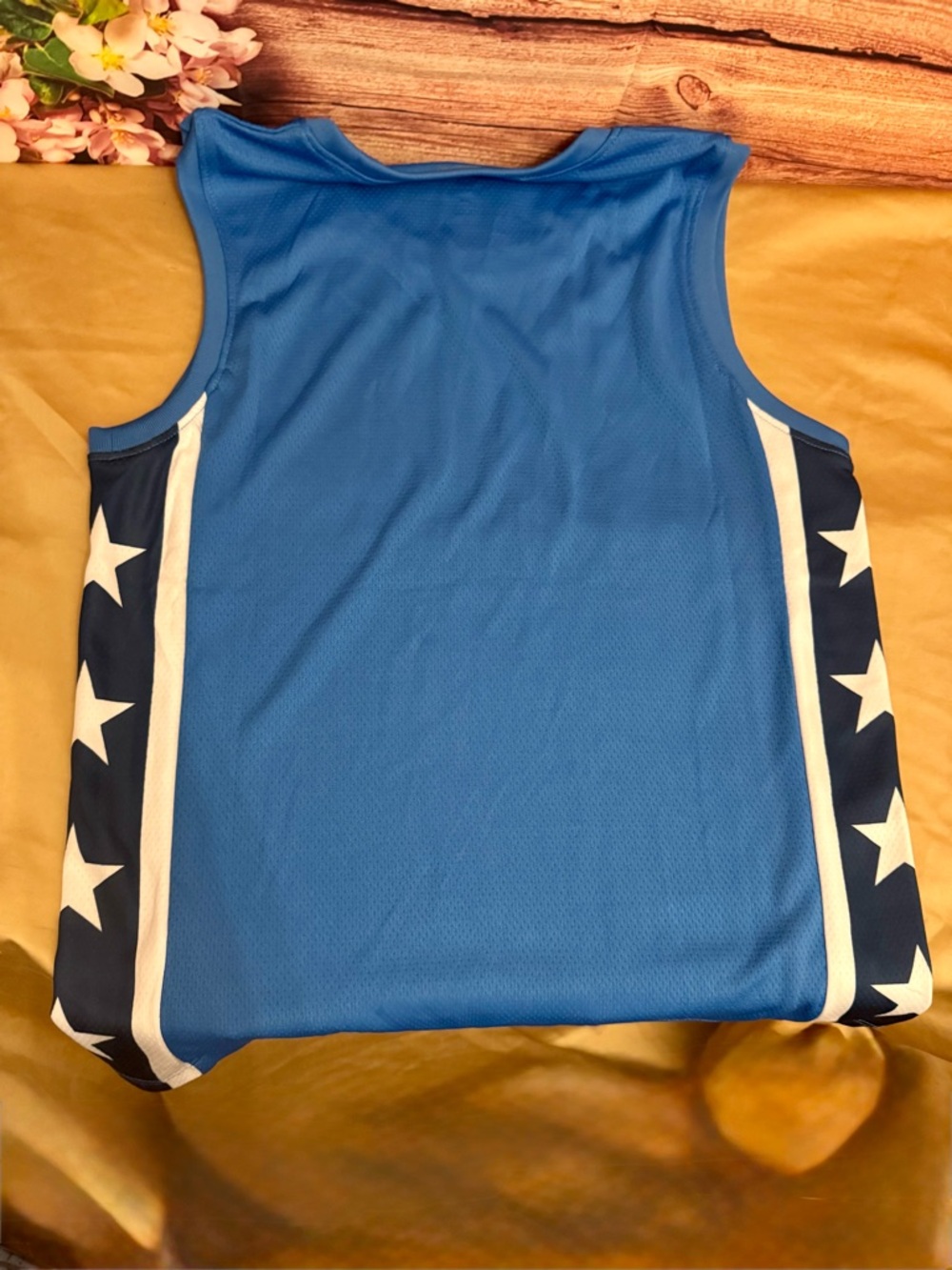 Converse Boys Blue Athletic Tank Top All Star Mesh Size M Youth - Picture 3 of 4